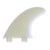 FCS M3 Natural Glass Flex Tri Fin Set