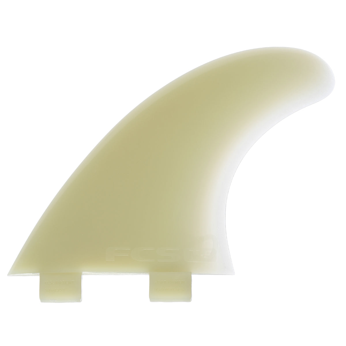 FCS M5 Natural Glass Flex Tri Fin Set