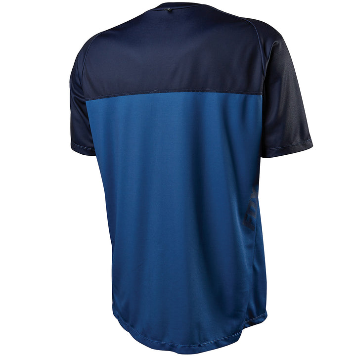 Fox Ranger Short-Sleeve Jersey Blue Back View