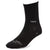 SockGuy SGX6 Black Socks Black Front View