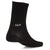 SockGuy SGX6 Black Socks Black Back View