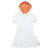 Cabana Life Summer Sky Swimsuit + Terry Cover Up Set (Ages 4-7) - Little Girls' Orange Print