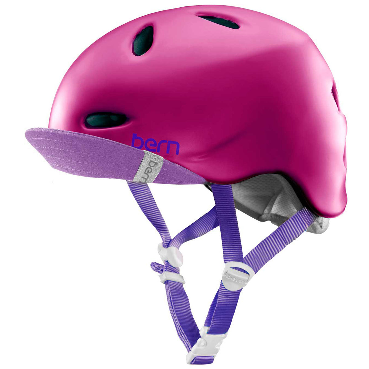 Bern Berkeley Bike Helmet - Women's Satin Fuchsia Purple
