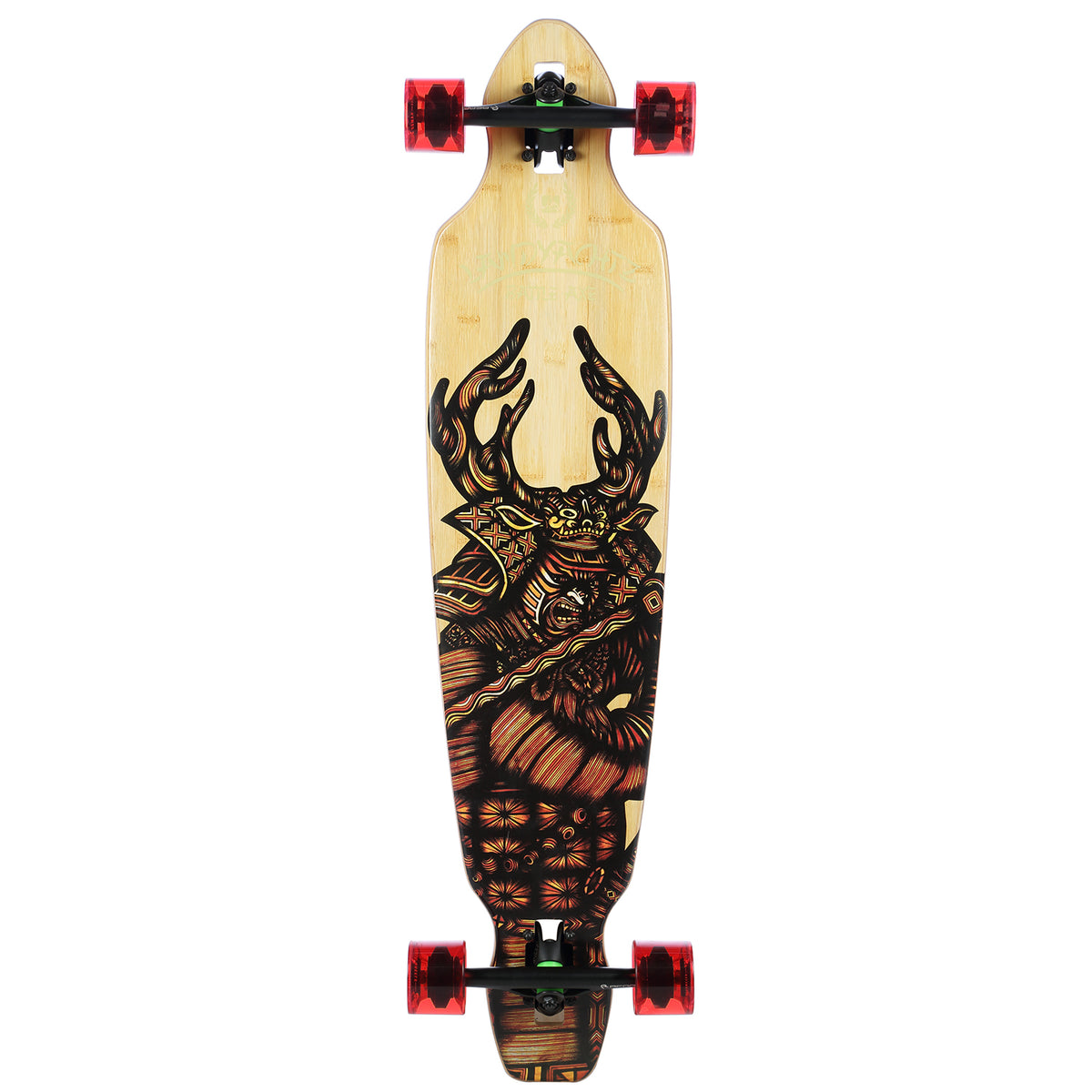 Landyachtz Battle Axe 40 Samurai Longboard Complete Base View