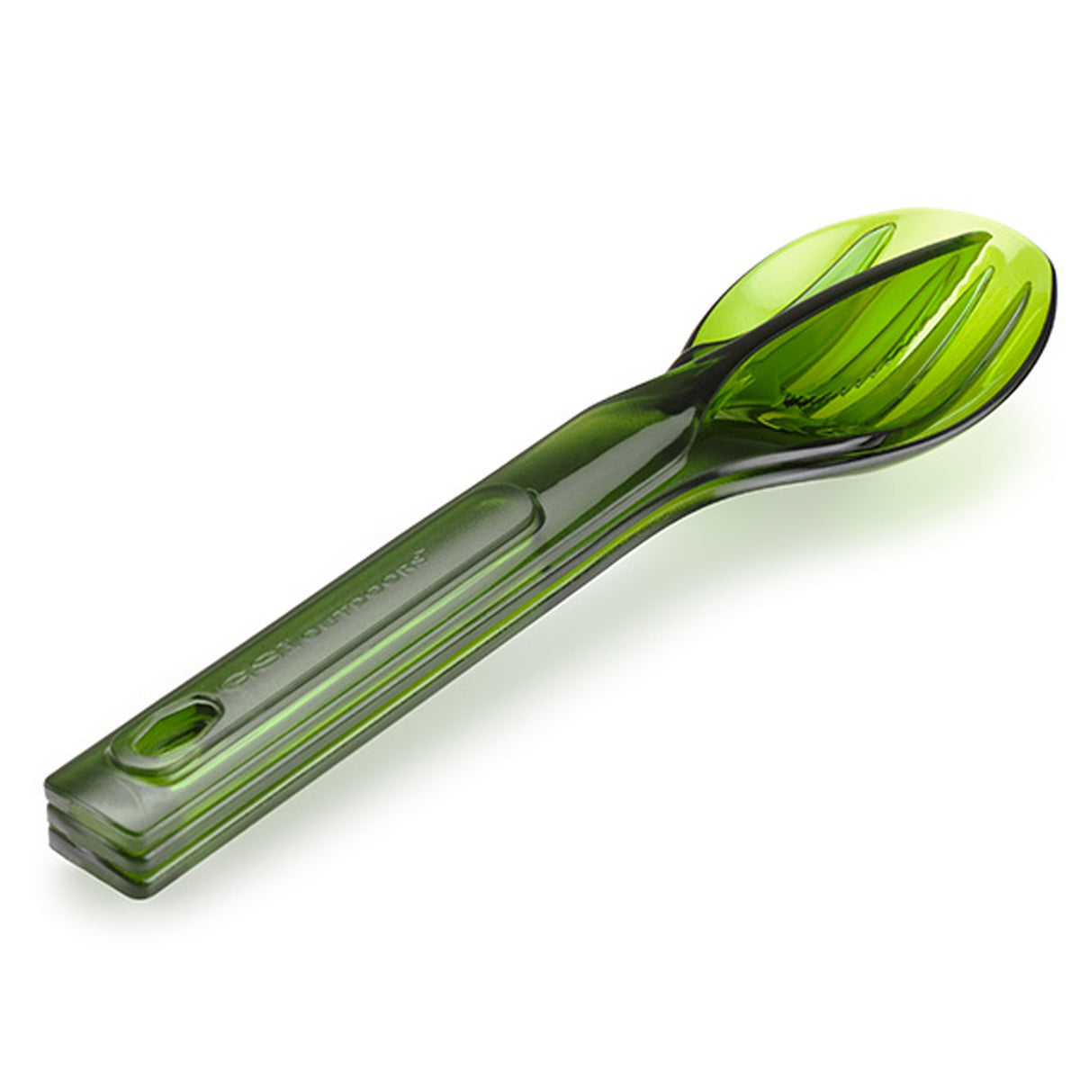 GSI Outdoors Stacking Cutlery Set Green