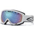 Smith Phenom Goggles White/Blue Sensor