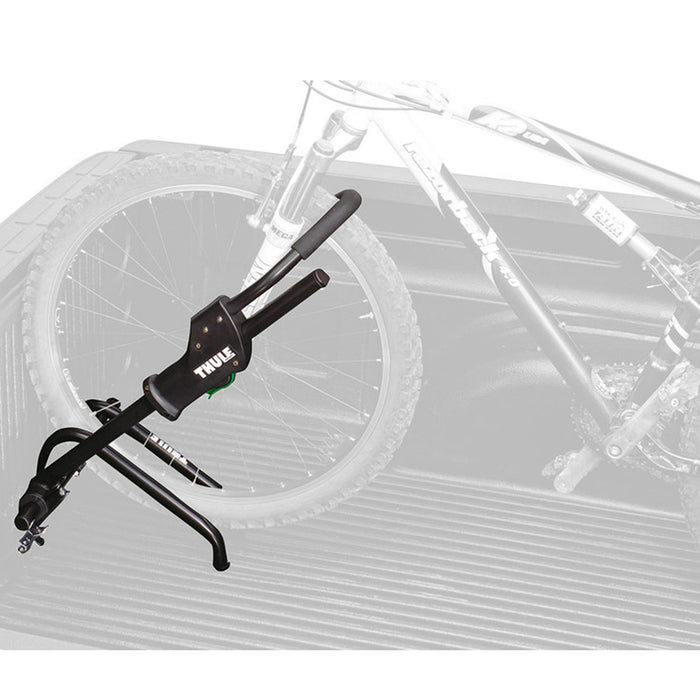 Thule Insta-Gater Truck Bed Bike Carrier Black Detail 2 View
