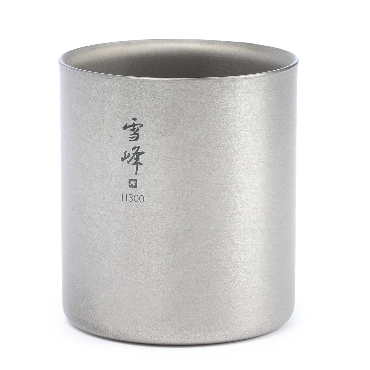 Snow Peak 300ml Titanium Double-Walled Stacking Mug None