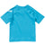 Quiksilver All Time Short-Sleeve Rashguard - Little Boys' Cyan Blue Back View