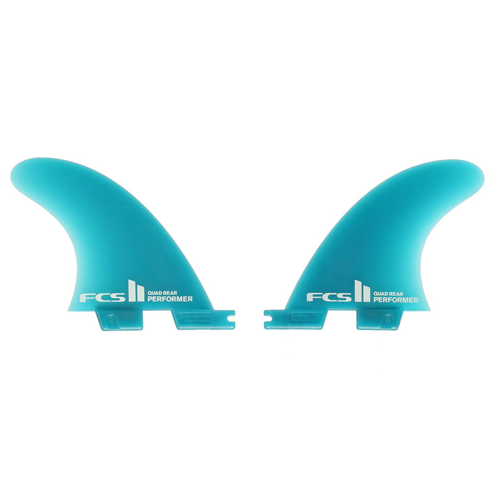 FCS II Performer Neo Glass Medium Quad Rear Fin Pair Detail 2 View