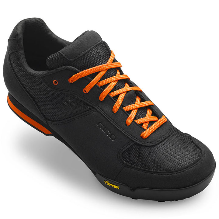 Giro Rumble VR Bike Shoes Black/Glowing Red Front View