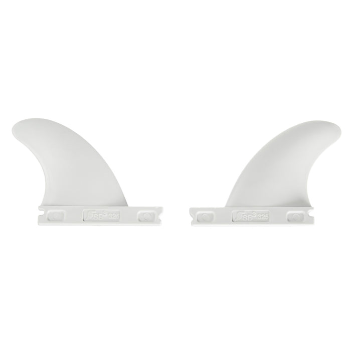 Futures SB3 Longboard Side Bite Fin Set White Detail 1 View