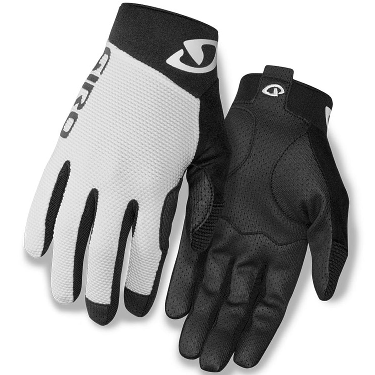 Giro Rivet II Bike Gloves White/Matte Black