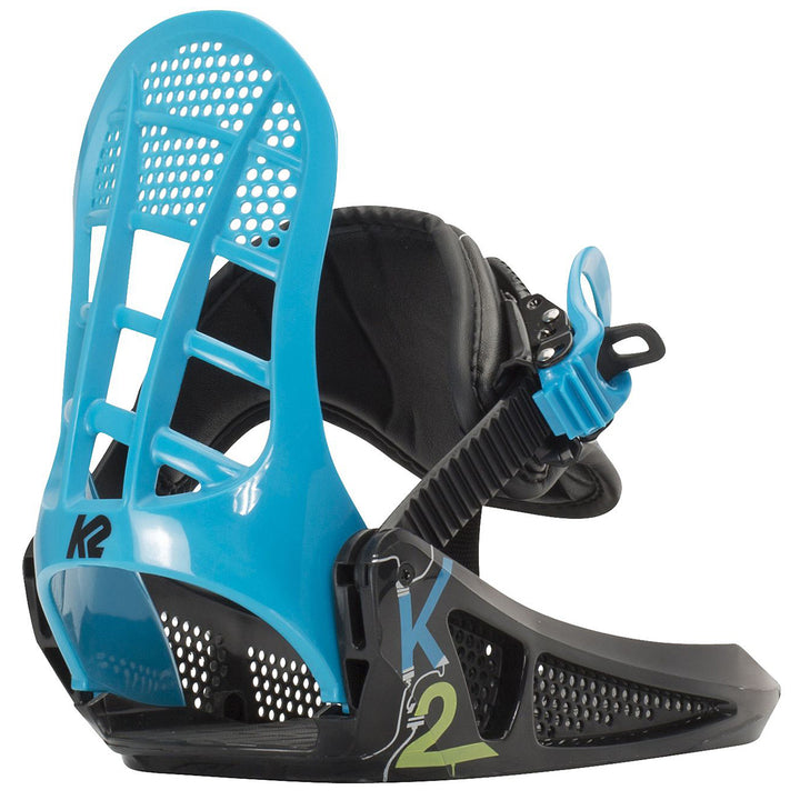 K2 Mini Turbo Snowboard Bindings - Little Boys' 2017 Black