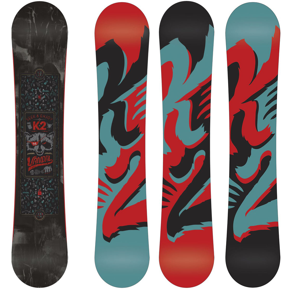 K2 Vandal Snowboard - Big Boys' 2016