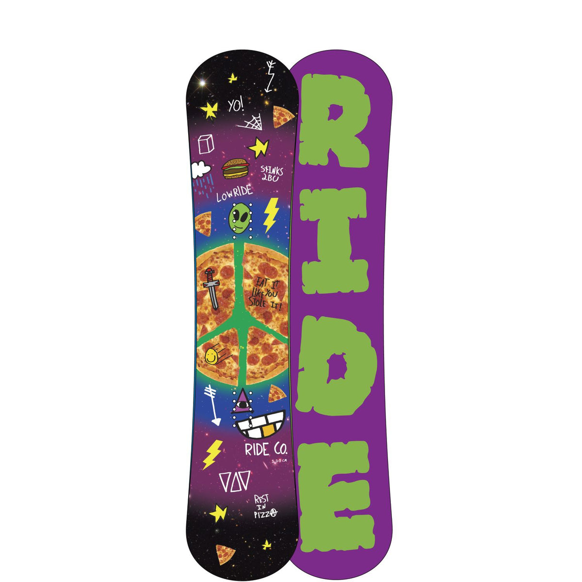 Ride Lowride Snowboard - Little Boys' 2017