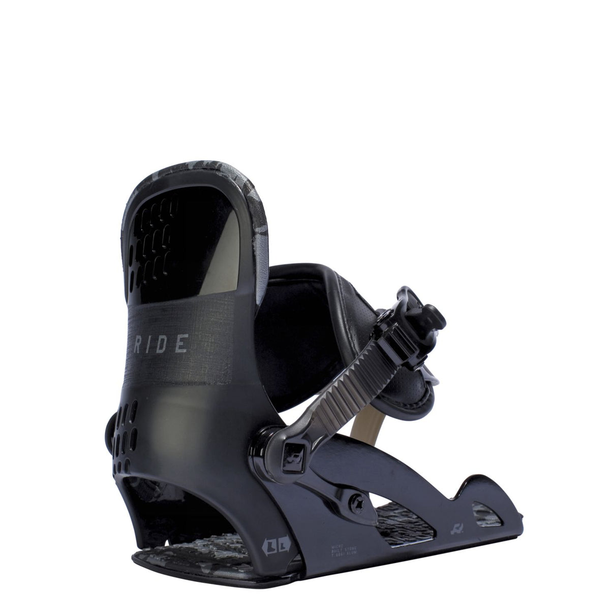 Ride Micro Snowboard Bindings - Little Kids' 2017 Black