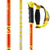 Salomon Hacker S3 Ski Poles 2017 Orange/Yellow