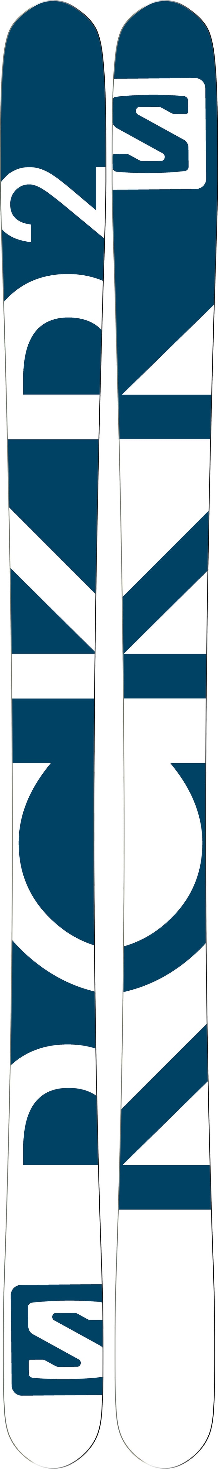 Salomon Rocker2 100 Skis 2016 Base View
