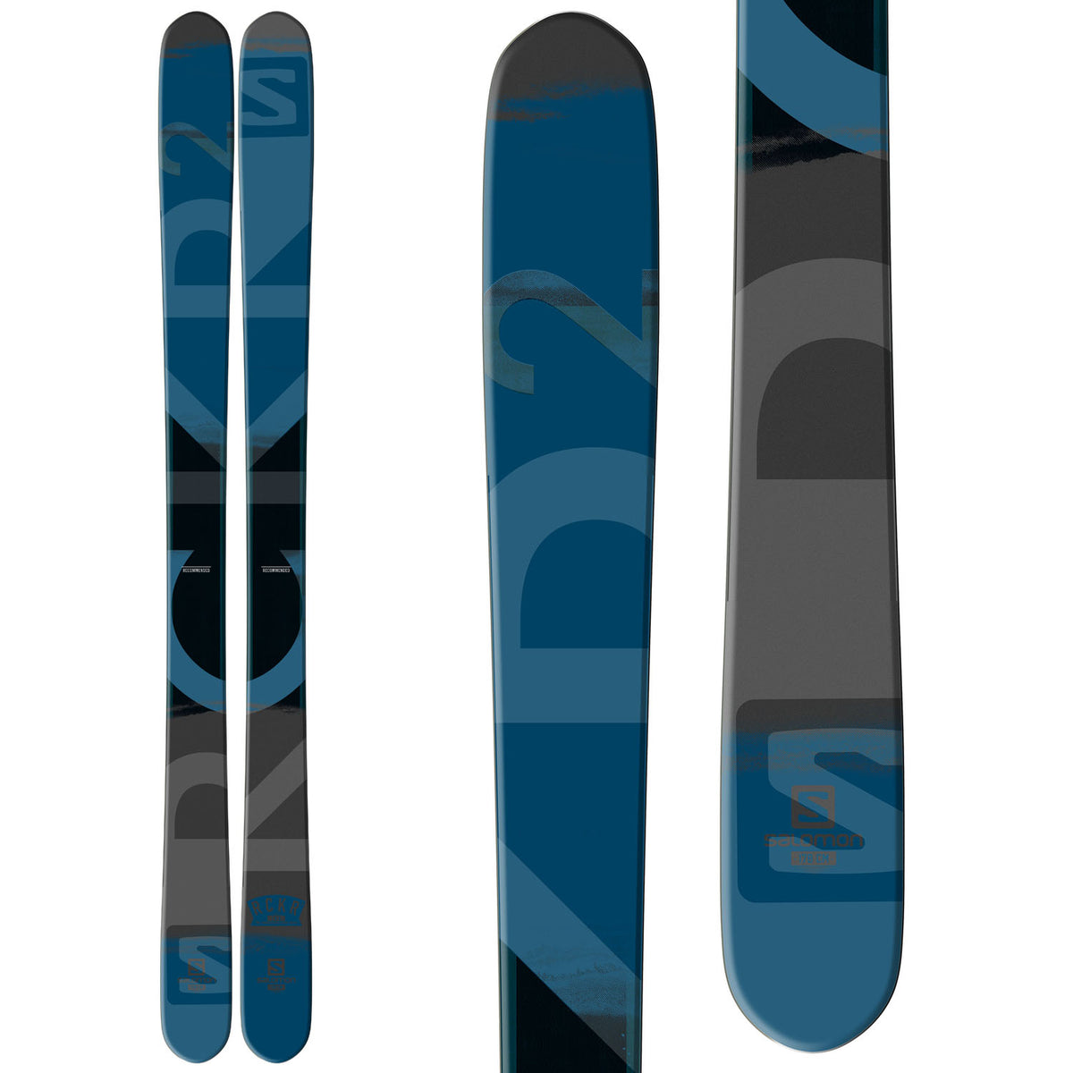 Salomon Rocker2 100 Skis 2016 Top View