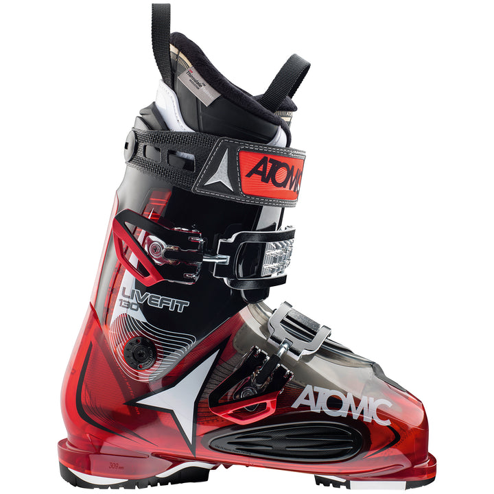 Atomic Live Fit 130 Ski Boots 2016 Transparent Red/Black