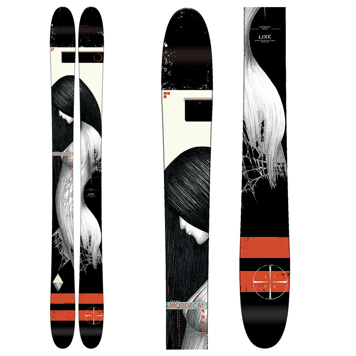 Line Skis Mordecai Skis 2016 Top View