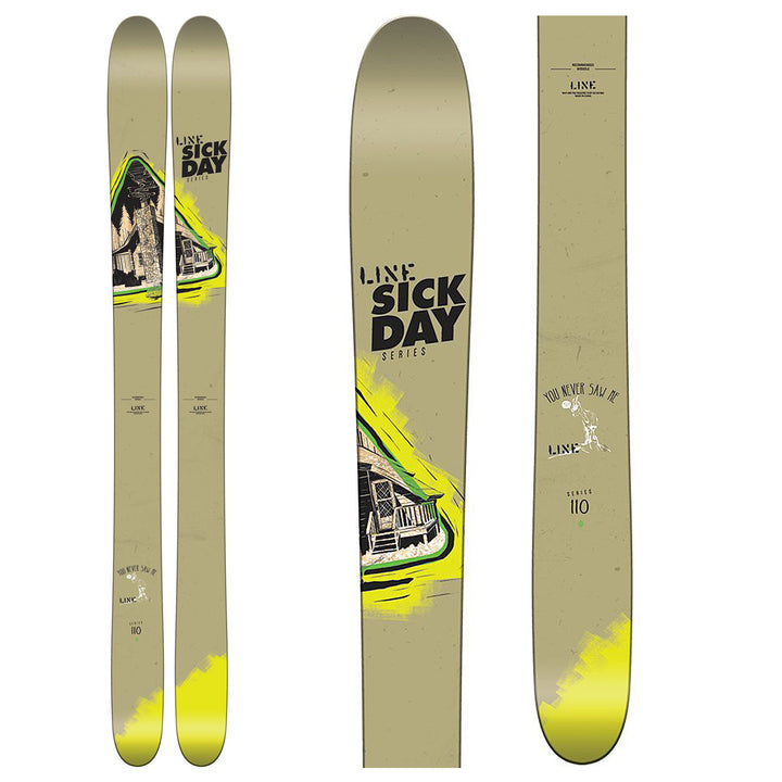 Line Skis Sick Day 110 Skis 2016 Top View