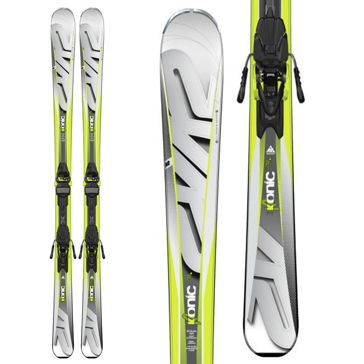 K2 Konic 78 Ti Skis + M3 10 Bindings 2016