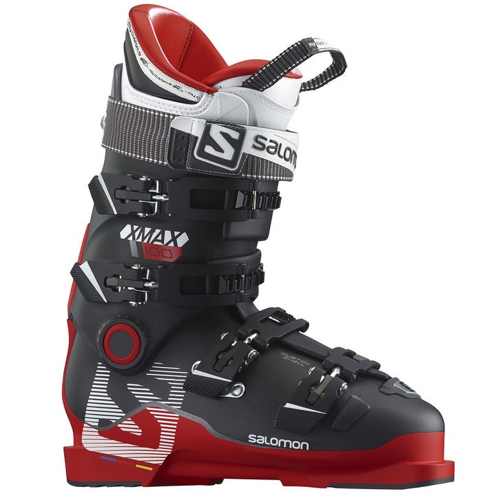 Salomon X Max 100 Ski Boots 2017 Red/Black Detail 1 View
