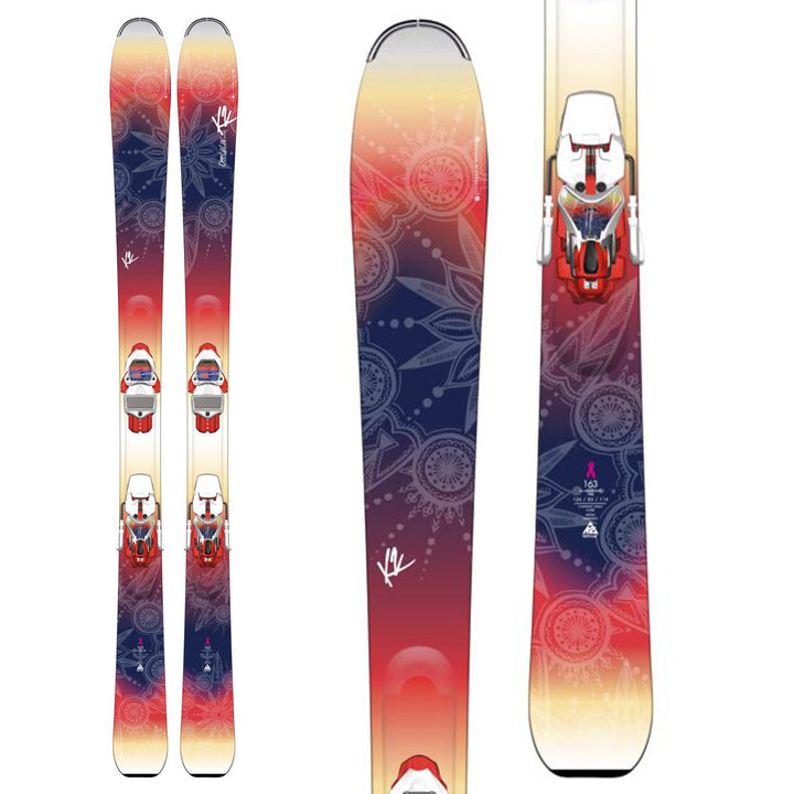 K2 OoolaLUV 85 Ti Skis + ERC 11 Bindings - Women's 2016