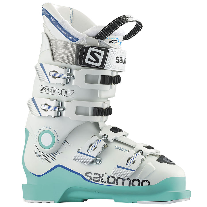 Salomon X Max 90 Ski Boots - Women's 2017 Softgreen/White/Black Detail 1 View