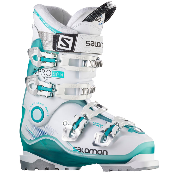 Salomon X Pro 90 Ski Boots - Women's 2016 Light Green/White