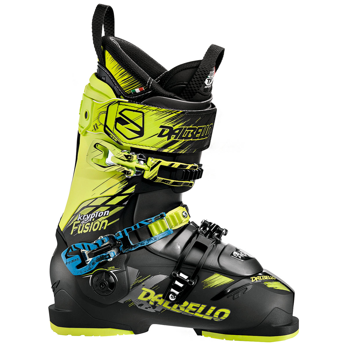 Dalbello KR Fusion Ski Boots 2016 Black/Acid Side View