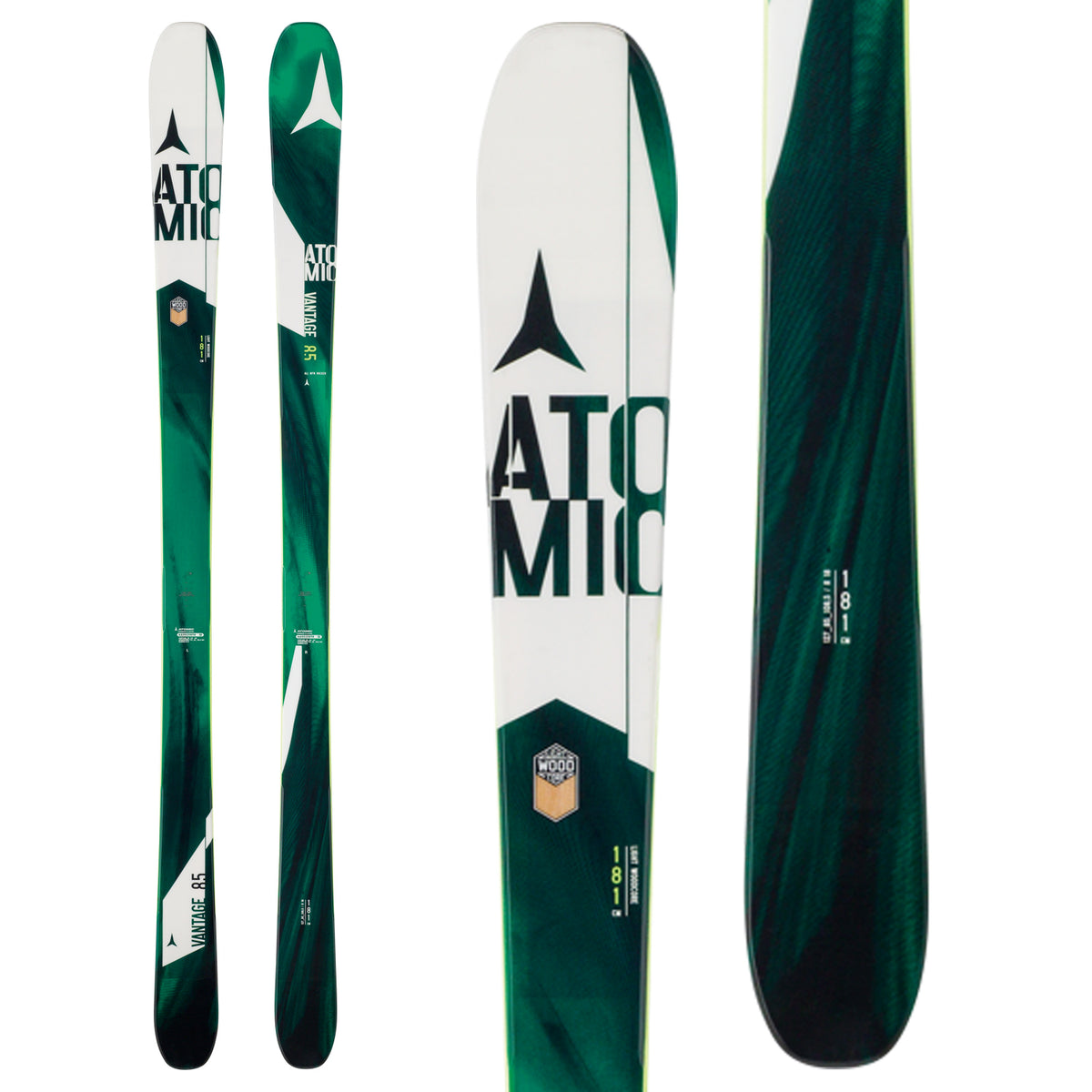 Atomic Vantage 85 Skis 2017 Top View