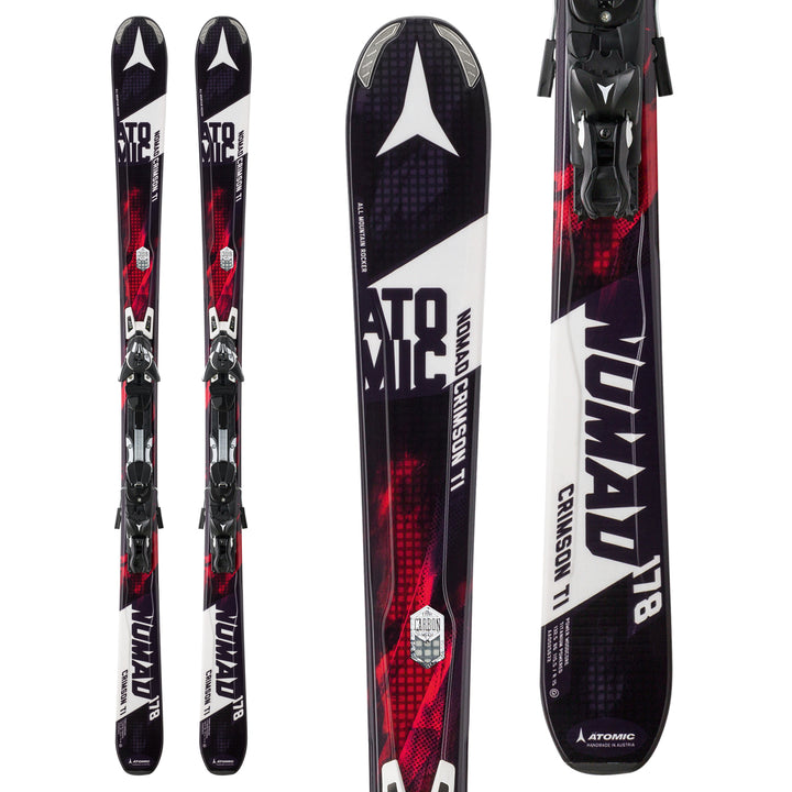 Atomic Nomad Crimson Ti Skis + XTO 12 Bindings 2016 Top View