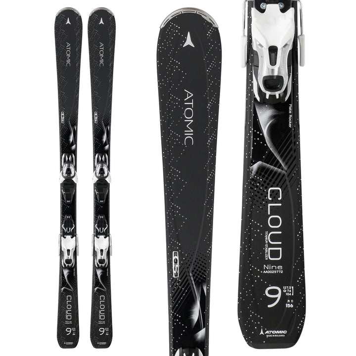 Atomic Cloud Nine Skis + Lithium 10 Bindings - Women's 2017 Top View