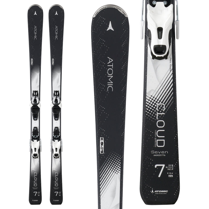 Atomic Cloud Seven Skis + Lithium 10 Bindings - Women's 2017 Top View