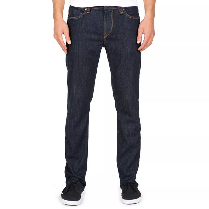 Volcom Solver Jeans Rinse Front View