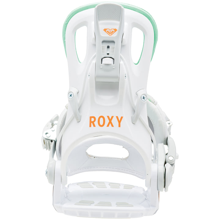 Roxy Rock-It Dash Snowboard Bindings - Women's 2016 White Back View