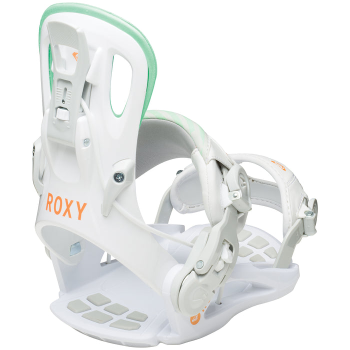 Roxy Rock-It Dash Snowboard Bindings - Women's 2016 White Side View