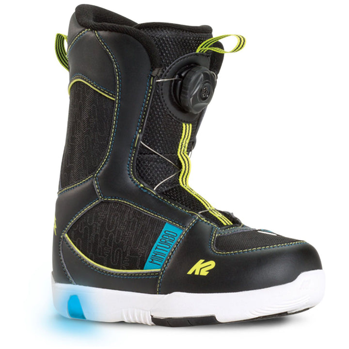 K2 Mini Turbo Snowboard Boots - Little Boys' 2017 Black