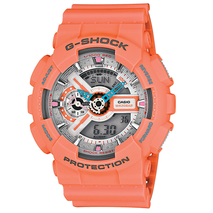 G-Shock GA-110 Neon Color Watch Peach