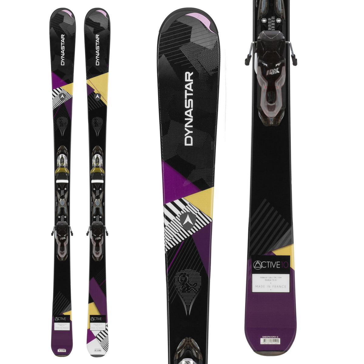 Dynastar Active 10 Skis + Xpress 11 Bindings - Women's 2016