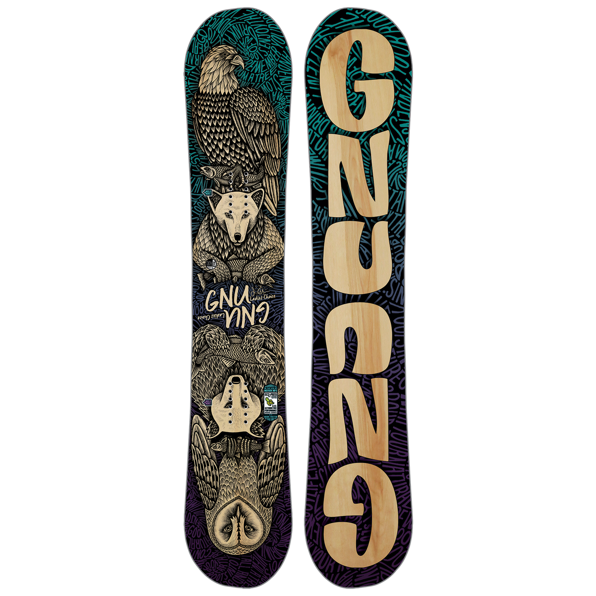 GNU Ladies Choice EC2 PBTX Snowboard - Women's 2016