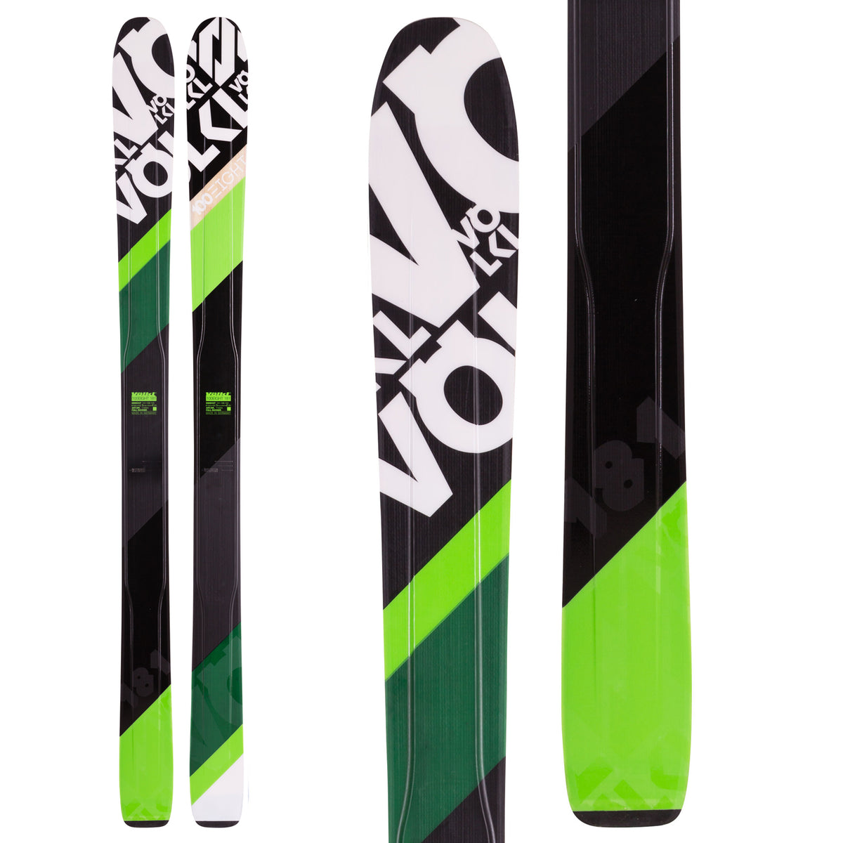 Volkl 100Eight Skis 2016