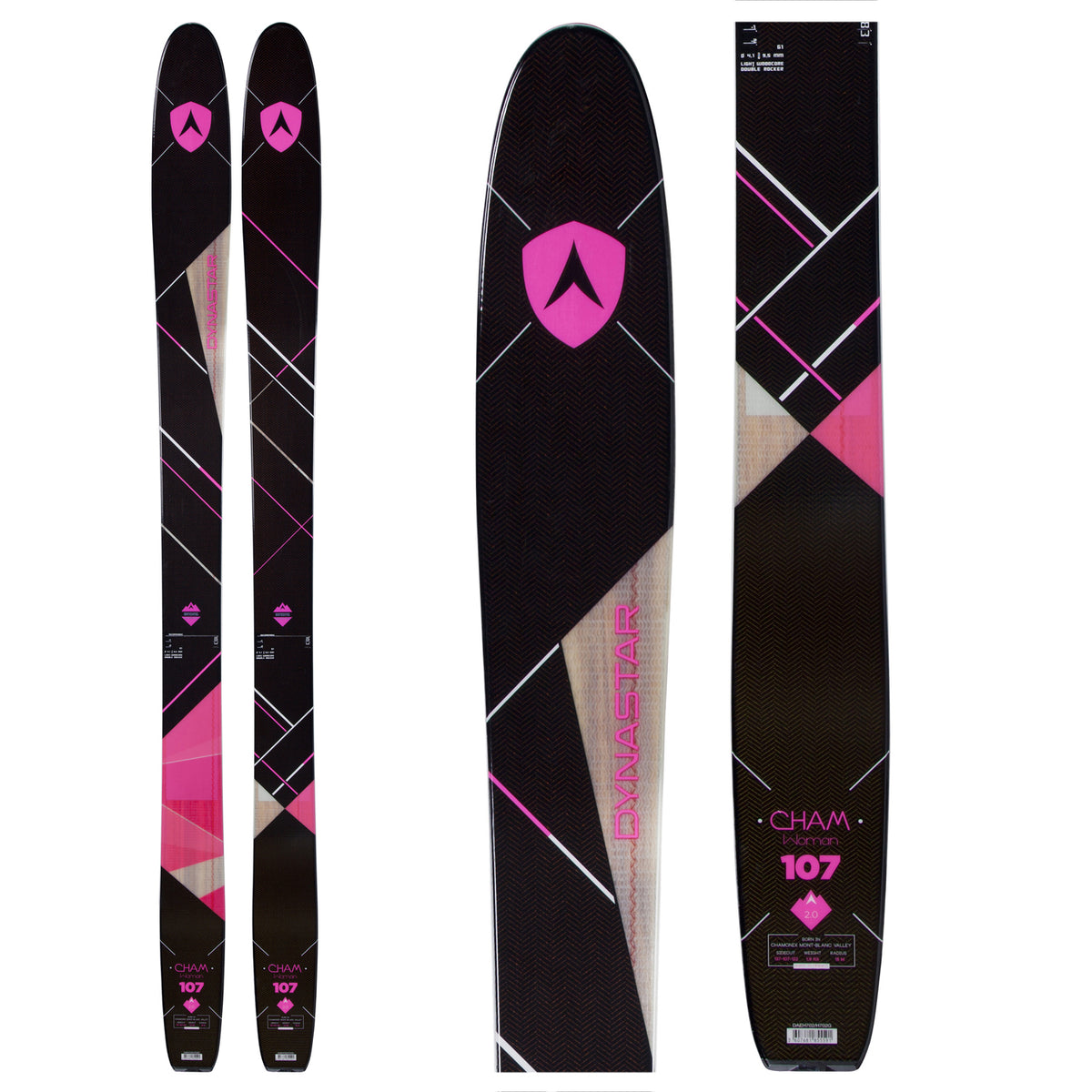 Dynastar Cham 2.0 107 Skis - Women's 2017