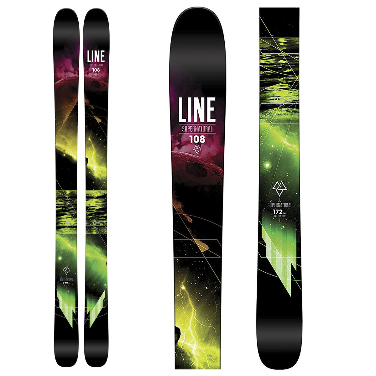 Line Skis Supernatural 108 Skis 2016