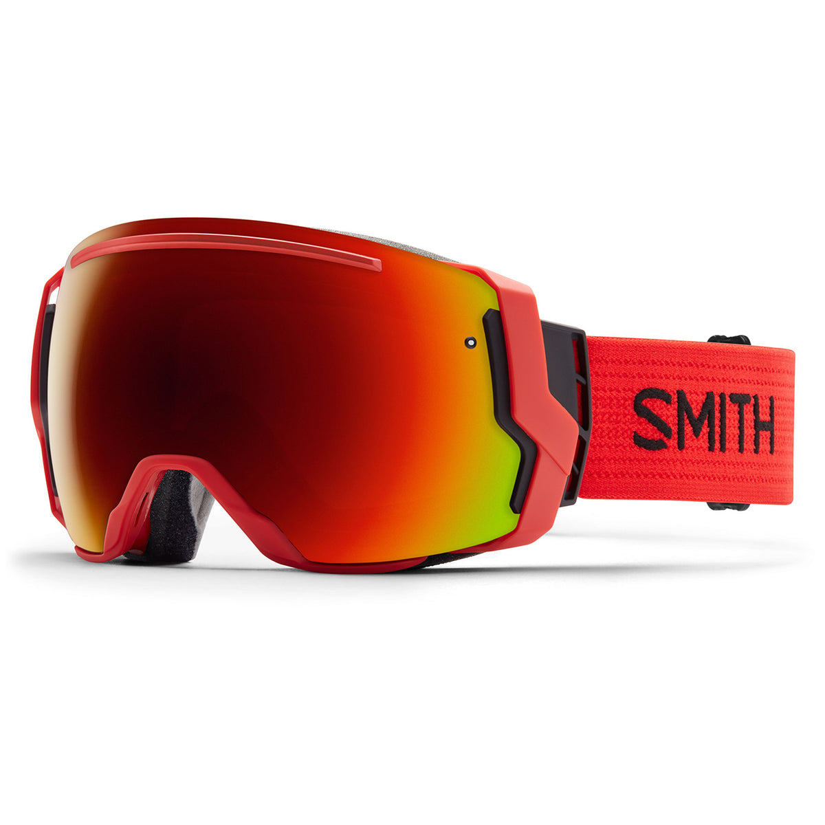 Smith I/O7 Goggles Fire/Red Sol-X + Blue Sensor