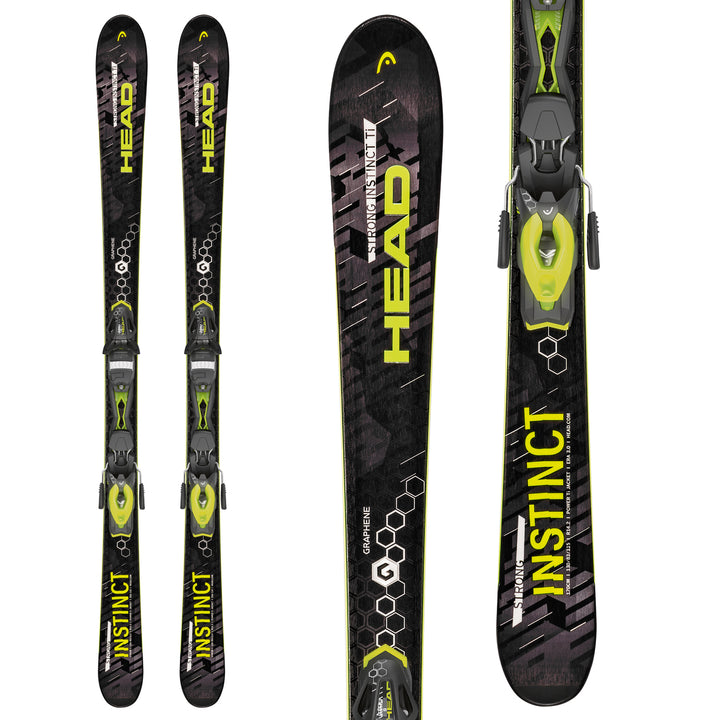 Head Strong Instinct Ti Skis + PRX 11 Bindings 2016 Top View