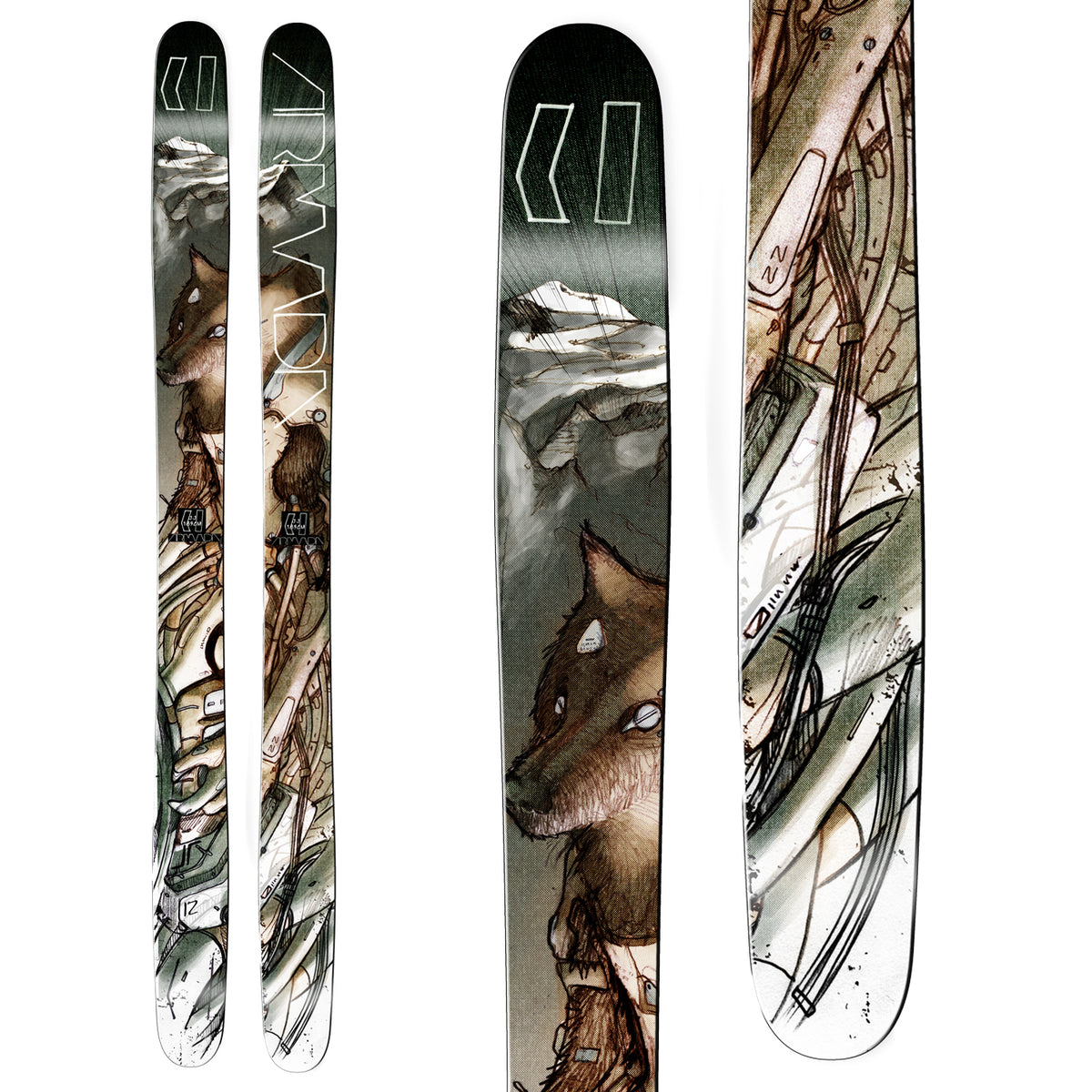 Armada JJ 2.0 Skis 2016 Top View